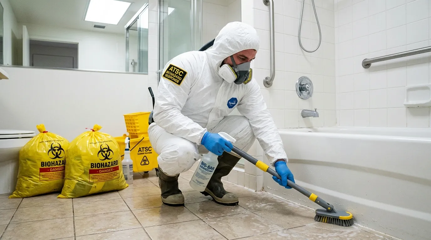 Decontamination equipment deployed for Blood Cleanup in Woodridge